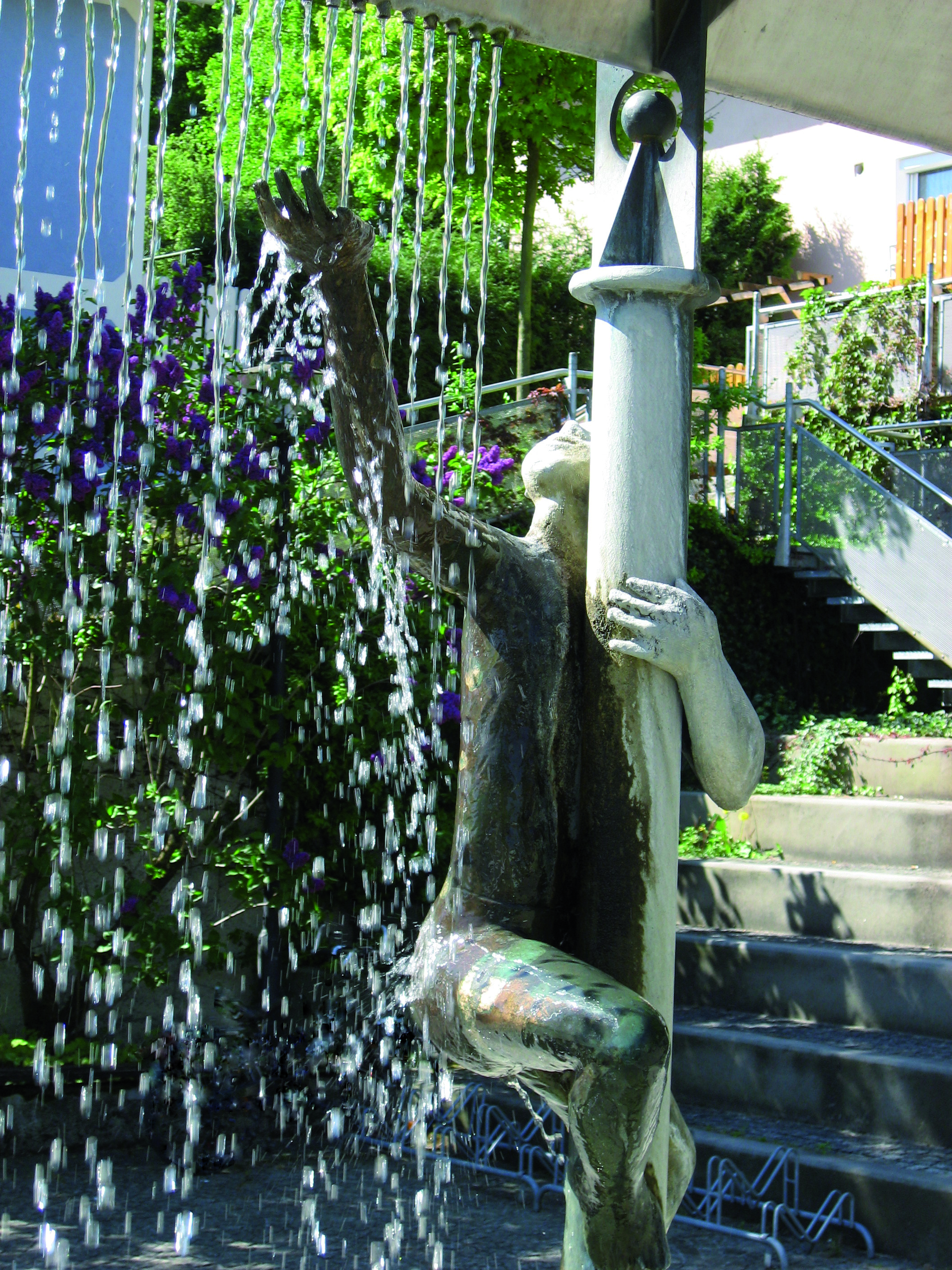 Skulptur Brunnen am Marktplatz Lappersdorf