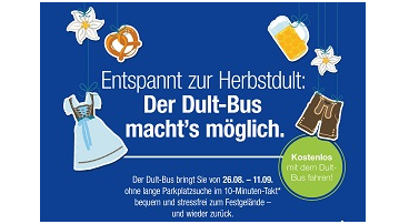 Kostenfreier Dult-Bus