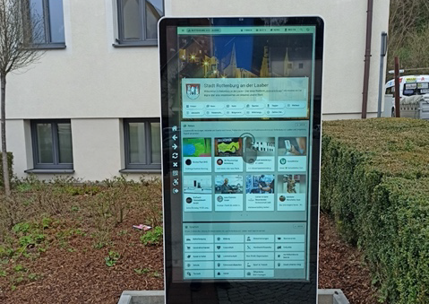 Smartphone-App und Multimedia-Infoterminal für Lappersdorf